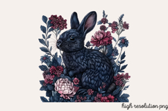 Gothic Pagan Spring Sublimation Clipart PNG Product Image 1