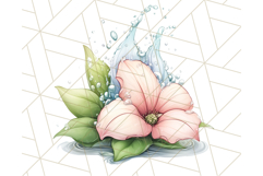 Pastel Fairy Garden Clipart, Cute Fairies &amp; Toadstools PNG Product Image 17