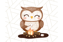 Camping Animals PNG, Forest Critters Campfire Clipart Product Image 4
