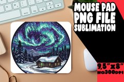 Landscape Design Sublimation Mouse Pad PNG Product Image 1