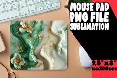 3D Marble and Flower Sublimation Mouse Pad Pattern Product Image 1