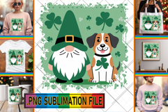 BLISSFUL TSHIRT Sublimation PNG, St Patricks Product Image 1