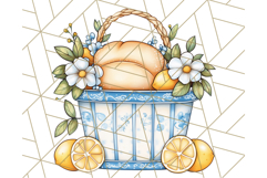 Mediterranean Cottagecore Kitchen PNG Clipart with Lemons Product Image 4