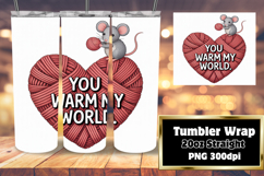 LIVELY 20oz Tumbler Wrap Design , Valentines Day Product Image 1