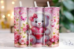 Be My Valentine Tumbler Wrap Sublimation Product Image 1