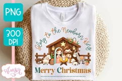 Christmas nativity PNG sublimation, Christmas Christian PNG Product Image 2