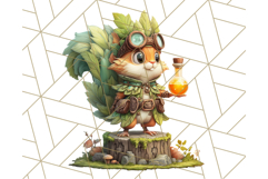 Forest Alchemist Animals Clipart PNG, Fall Animal Png Product Image 4