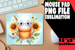 Cozy Desk Pad Design for Gifts, Cute Ghost Product Image 1