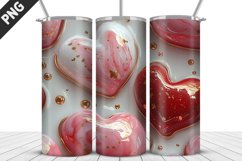 Valentines Love Skinny Tumbler PNG Wrap| Valentines Tumbler Product Image 5