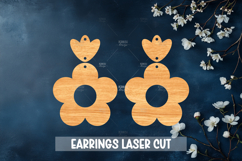 Summer Style Laser Cut Earrings SVG File Product Image 1