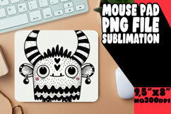 Cozy MOUSE MAT Inspirational Sublimation, Monster Product Image 1