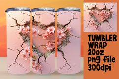 Vibrant Blossom 20oz Tumbler Wrap Product Image 1
