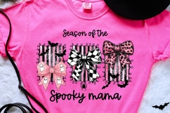 Preppy Coquette Halloween Bows PNG | Spooky Mama Sublimation Product Image 2