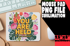 JOYFUL MOUSE MAT ARTISTIC TOUCH, Flower Quote Product Image 1