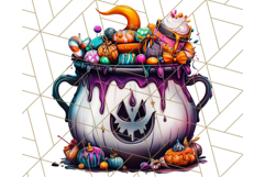 Magical Halloween PNG Clipart, Cute Spooky Elements Clip Art Product Image 4