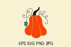Pumpkin SVG|Fall SVG|Thanksgiving pumpkin sublimation Product Image 1