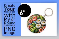 Dynamic Round Design for Sublimation , Flower Product Image 1