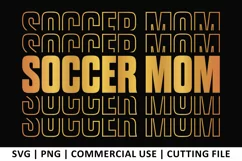 Soccer Mom SVG | Stacked SVG Product Image 1
