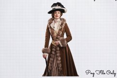 Victorian Winter Clipart Sublimation PNG Product Image 1