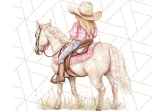 Pink Cowgirl PNG Western Aesthetic Clipart, Coquette Png Product Image 4