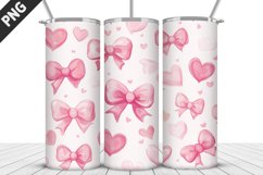 Lovely Hearts Tumbler Design | Valentine&#039;s Day Tumbler Wrap Product Image 5