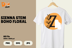Sienna Stem Boho Floral Monogram Product Image 1