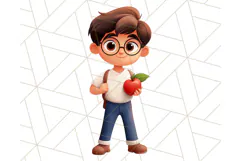 Boy Teacher Clipart PNG, Cute Male Teacher Illustration Product Image 4
