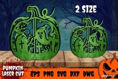 Halloween Pumpkin Laser Cut | Svg Bundle | 3D Pumpkin Product Image 11