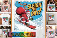 RADIANT TSHIRT Art Ideas, Funny Santa Product Image 1