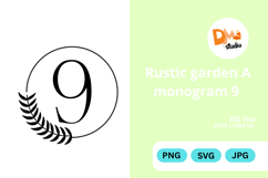 Rustic Garden Monogram Product Image 1