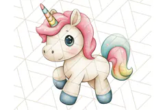Fairy Tale Unicorn PNG Pastel Magic Clipart, Fantasy Rainbow Product Image 4