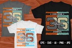 36 Authentic - T Shirt Design Product Image 1