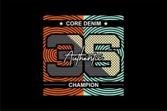 36 Authentic - T Shirt Design Product Image 2