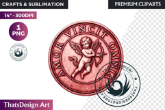 Vintage Valentine Day Labels and Romantic Heart Tags Product Image 1