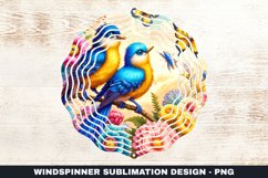 Birds Wind Spinner Sublimation Design Product Image 1