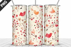 Lovely Hearts Tumbler Design | Valentine's Day Tumbler Wrap Product Image 5