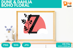 Dune &amp; Dahlia Boho Floral Monogram Product Image 1