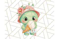 Alien Vacation Clipart PNG, Cute Summer Galaxy Art Clip Art Product Image 4