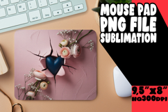 VIBRANT desk PAD Gift Ideas, 3D Heart Product Image 1