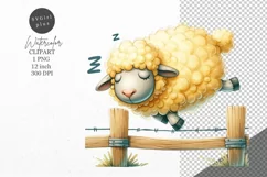 Sheep clipart, Animals clipart, Funny clipart Product Image 1