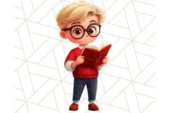 Boy Teacher Clipart PNG, Cute Male Teacher Illustration Product Image 4
