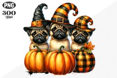 Halloween Dog Sublimation - Clipart PNG Design Product Image 1