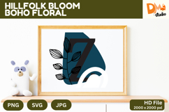 Hillfolk Bloom Boho Floral Monogram Product Image 1