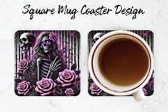 Halloween Witch Mug coaster | Coaster | Sublimation Design Product Image 1