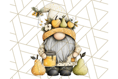 Thanksgiving Gnome Clipart PNG Cute Fall Gnomes, Gnome Png Product Image 4