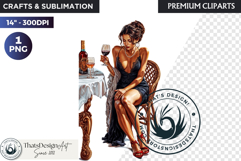 French Girl Clipart PNG, French woman, I love Paris Clipart Product Image 1
