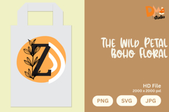 The Wild Petal Boho Floral Monogram Product Image 1