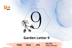 Garden Letter Monogram Product Image 1