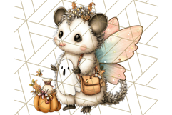 Halloween Fairy Animal Clipart PNG, Cute Spooky Creatures Product Image 4