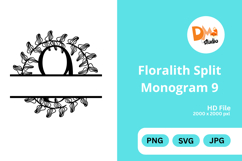 Floralith Split Monogram Product Image 1